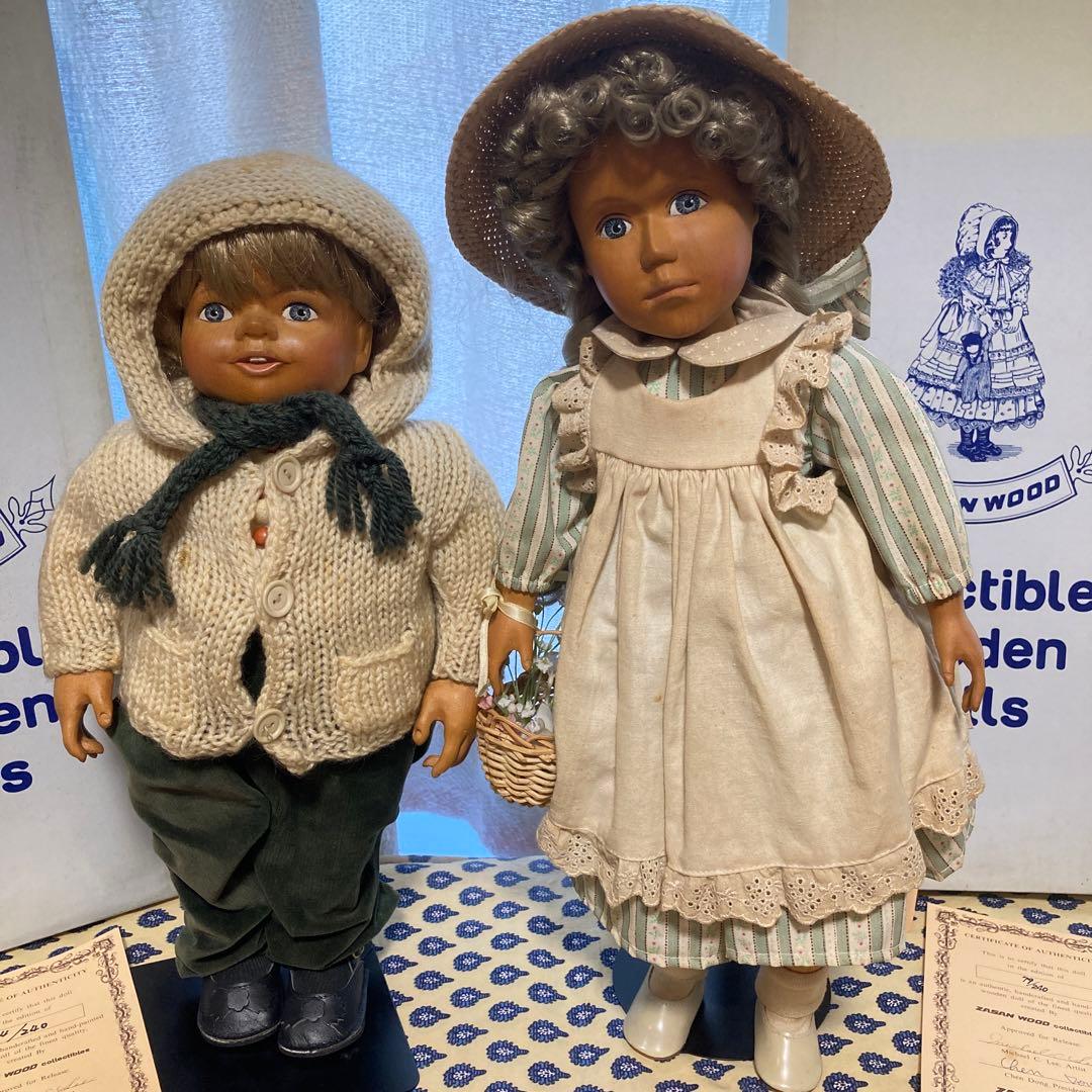 コレクション ZASAN WOOD collectibles wooden doolls