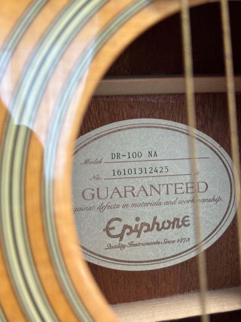 Epiphone 　DR-100NA エピフォン　アコースティックギター