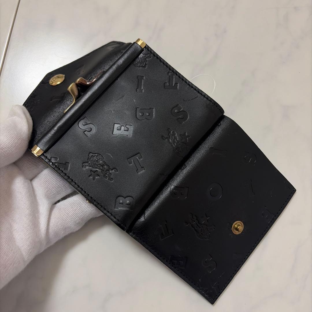 【新品未使用】IL BISONTE イルビゾンテ 牛革 二つ折り財布 イタリア製