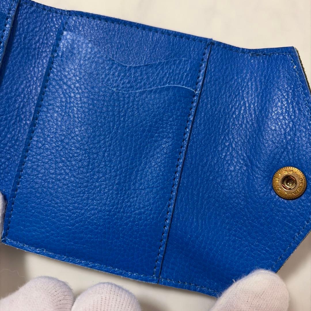 【新品未使用】IL BISONTE イルビゾンテ 牛革 二つ折り財布 イタリア製