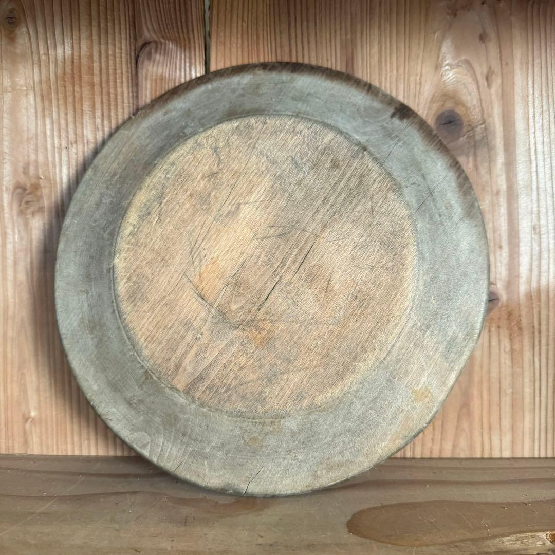 スウェーデン 19世紀頃 木皿 北欧 アンティーク 民藝 古物 ビンテージ