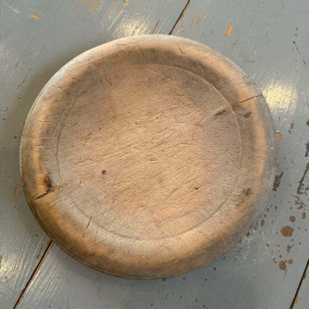 スウェーデン 19世紀頃 木皿 北欧 アンティーク 民藝 古物 ビンテージ