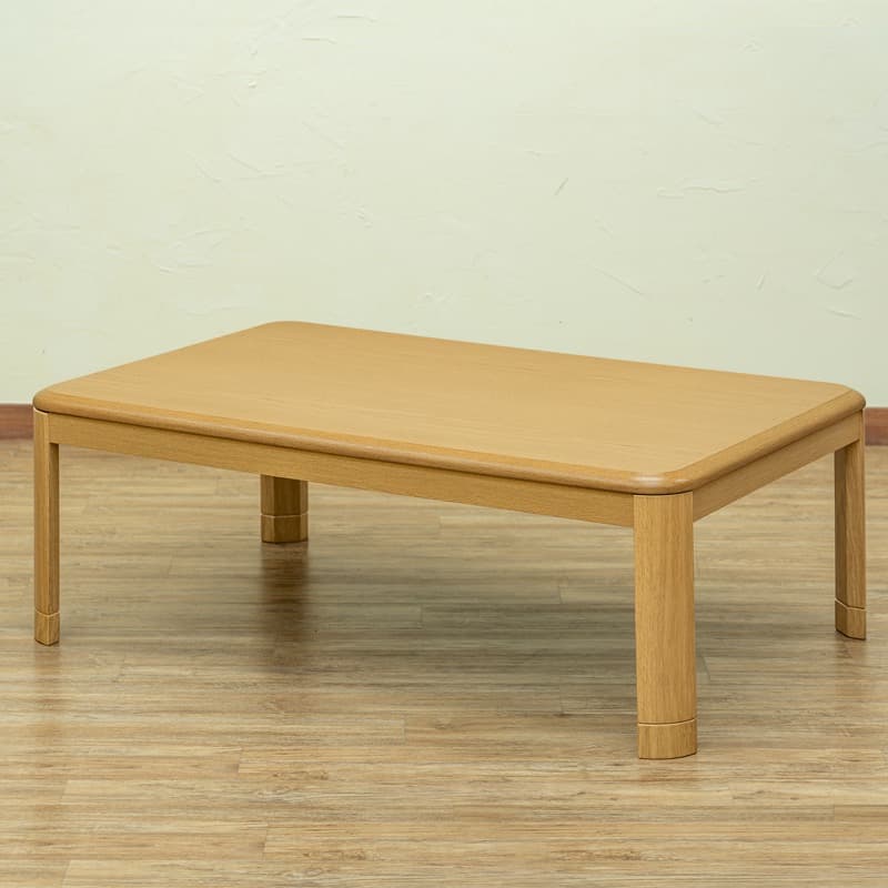 【送料無料】コタツ継脚式手元コントローラー 120×80cm 長方形 木目調