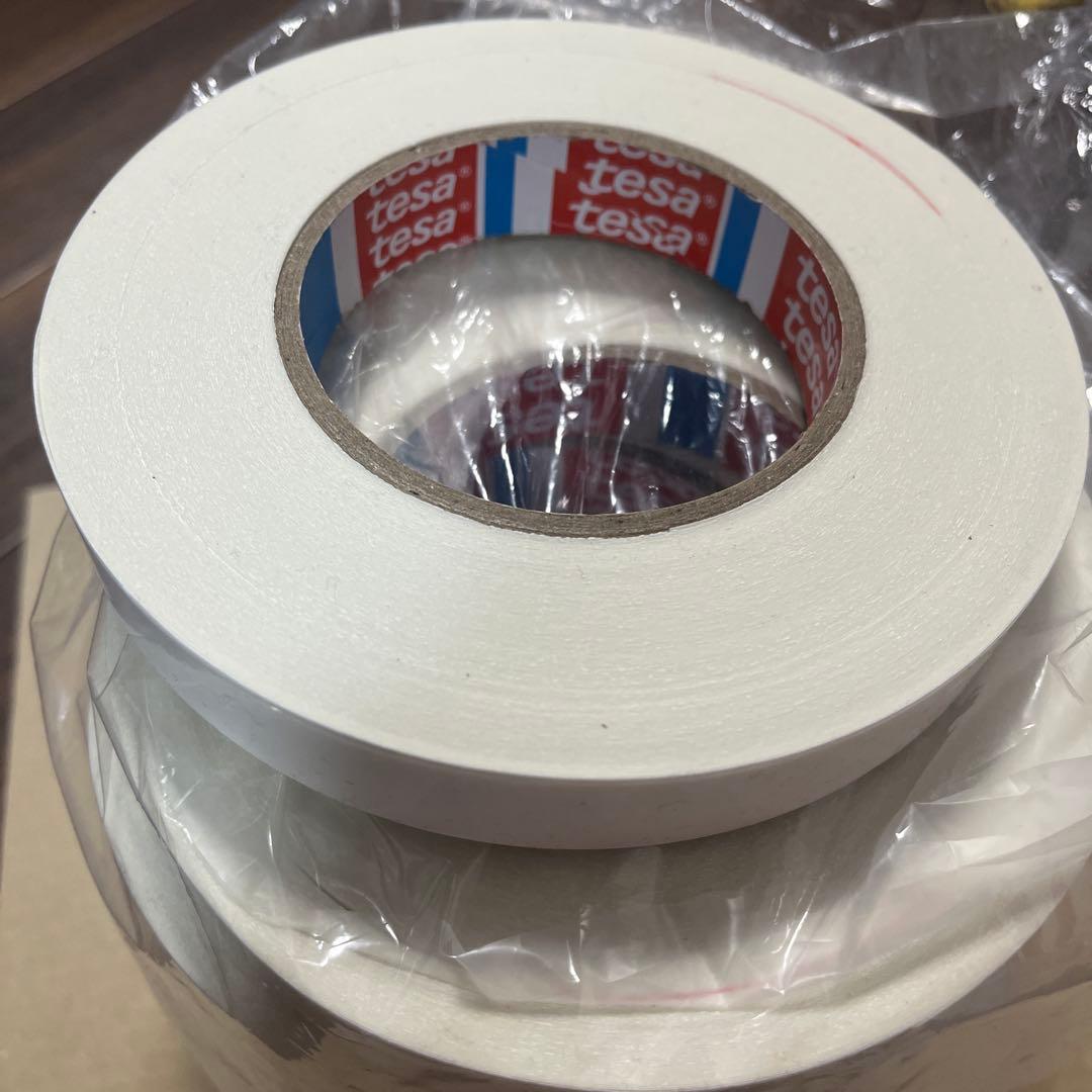 テサテープ　tesa 両面テープ ホワイト 20mm ×50メートル　20個