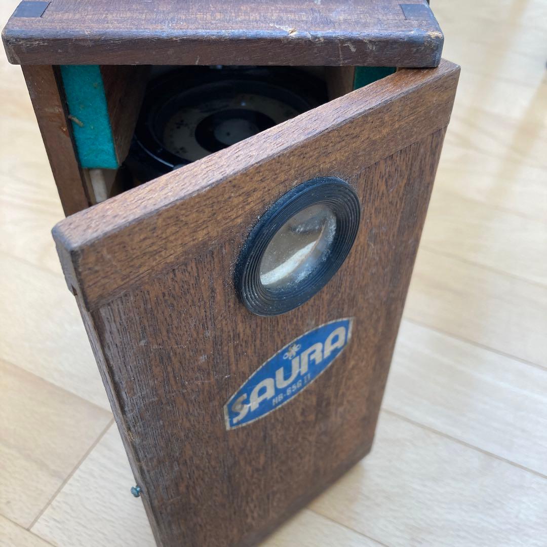 航海ハンドコンパス船舶用アンティーク羅針盤SAURA 佐浦羅針盤ブラケット付