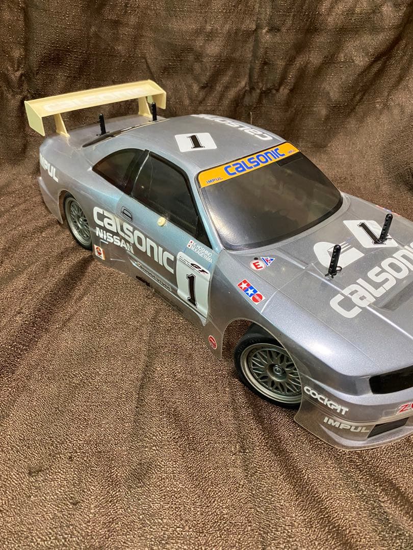 タミヤ　希少　Calsonic スカイラインGT-R TL01シャーシ