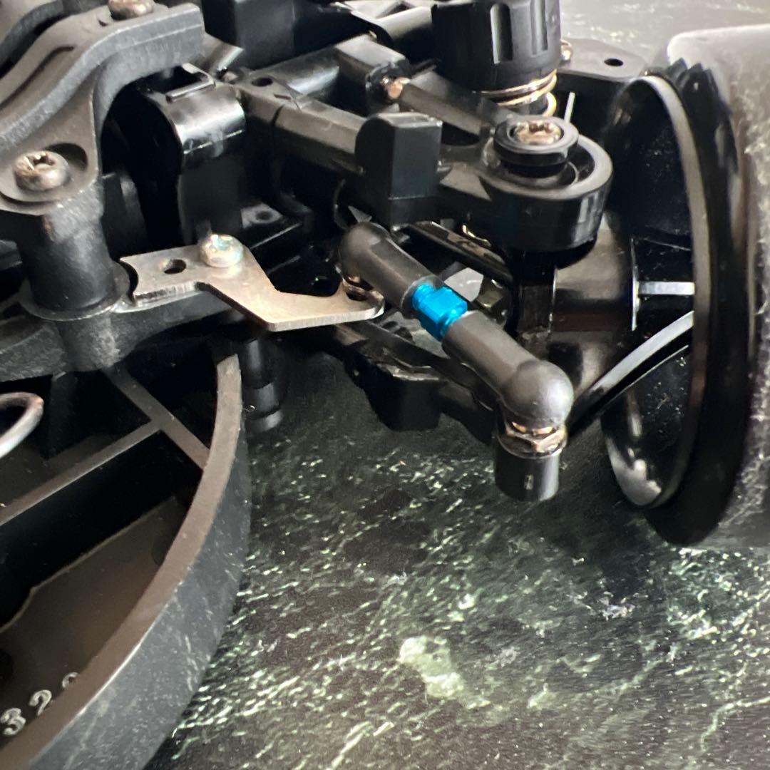 タミヤTT01 キレ角アップドリフト仕様S15シルビア未塗装ボディ付きフルセット