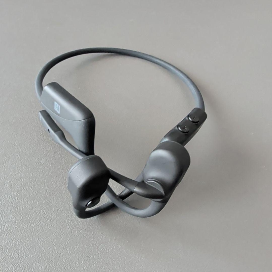 SHOKZ OPENCOMM 骨伝導イヤホン ブラック