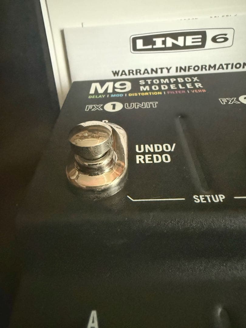 LINE 6 M9 Stompbox Modeler 社外製軽量アダプター付き