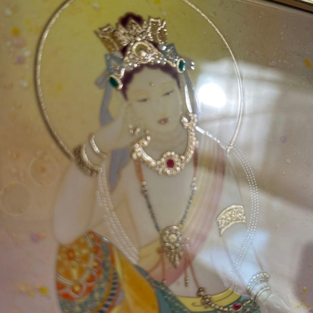 草場一壽さん　「弥勒菩薩」　シルクレ