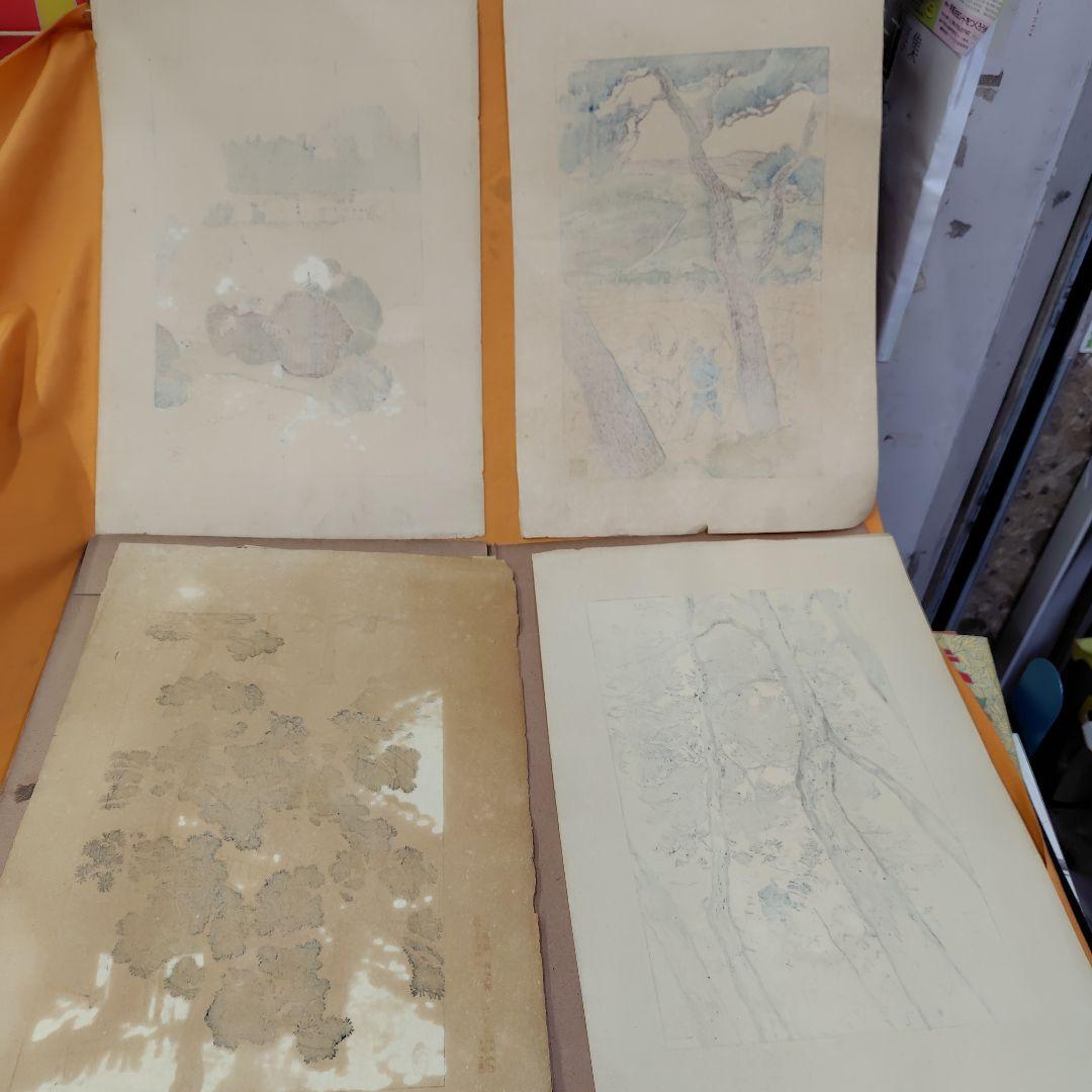 阪神名勝圖繪 版画4枚