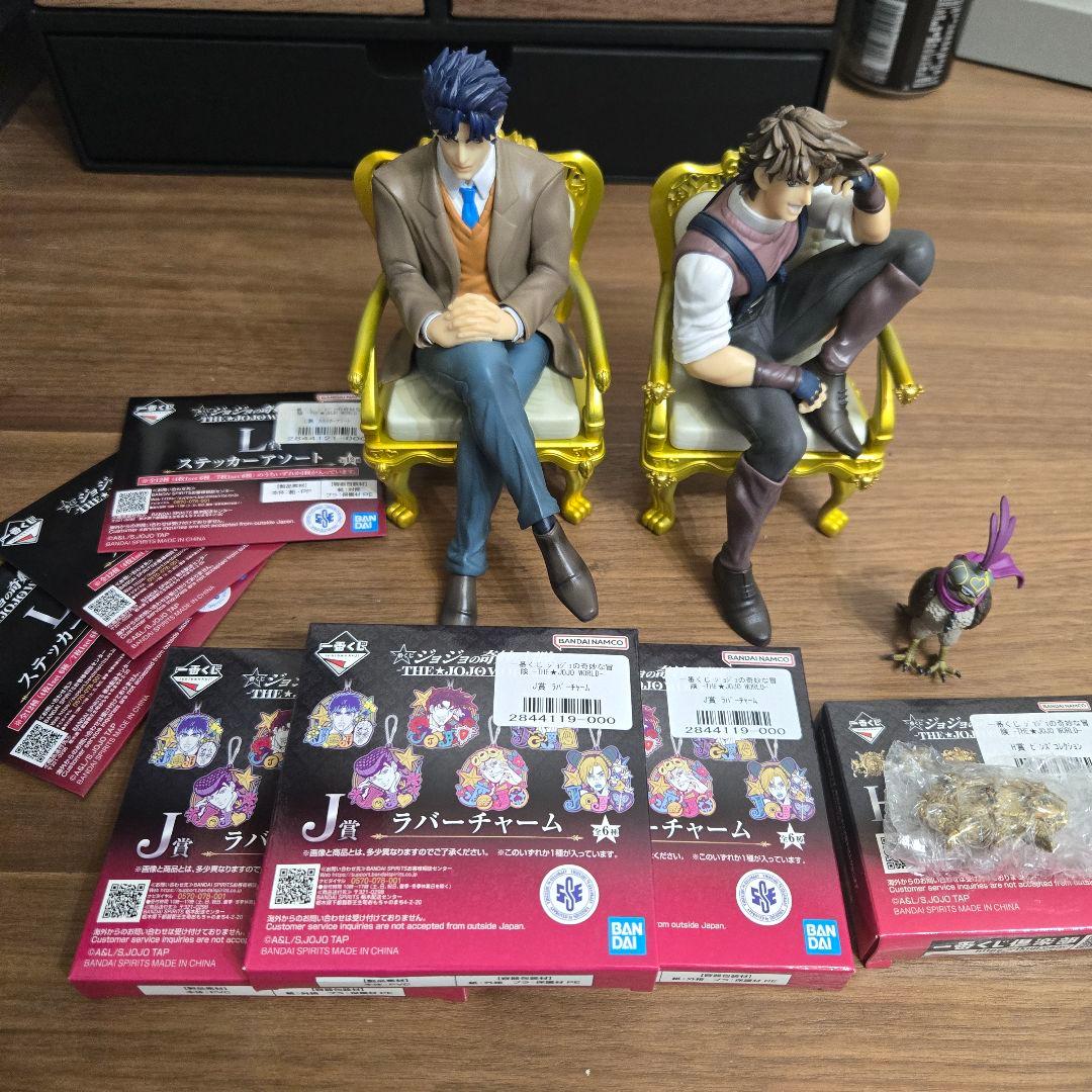 一番くじ　ジョジョの奇妙な冒険　JOJO WORLD　A賞　B賞　H賞おまけ付き