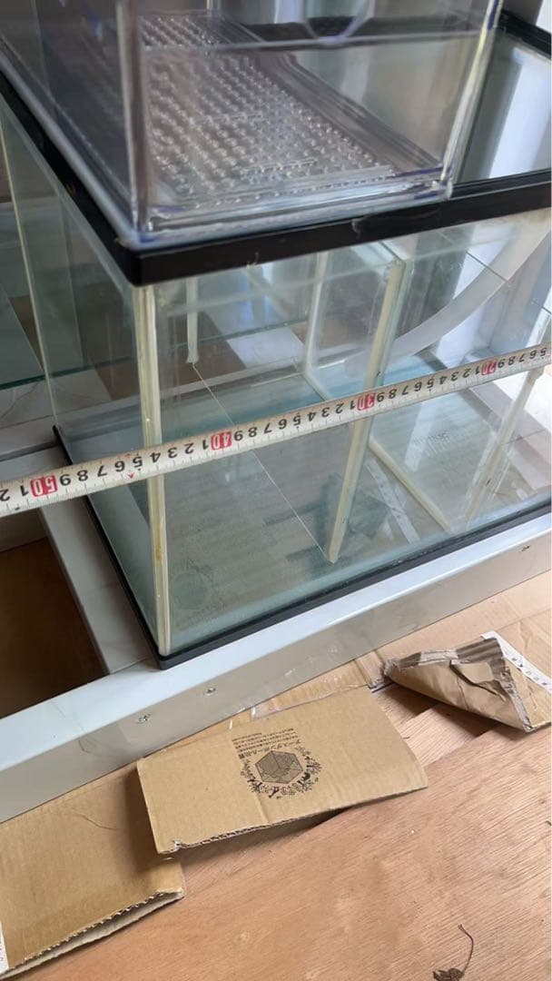 値下げしました‼️⇒ 120-30-40 オーバーフローガラス水槽 と台のセット