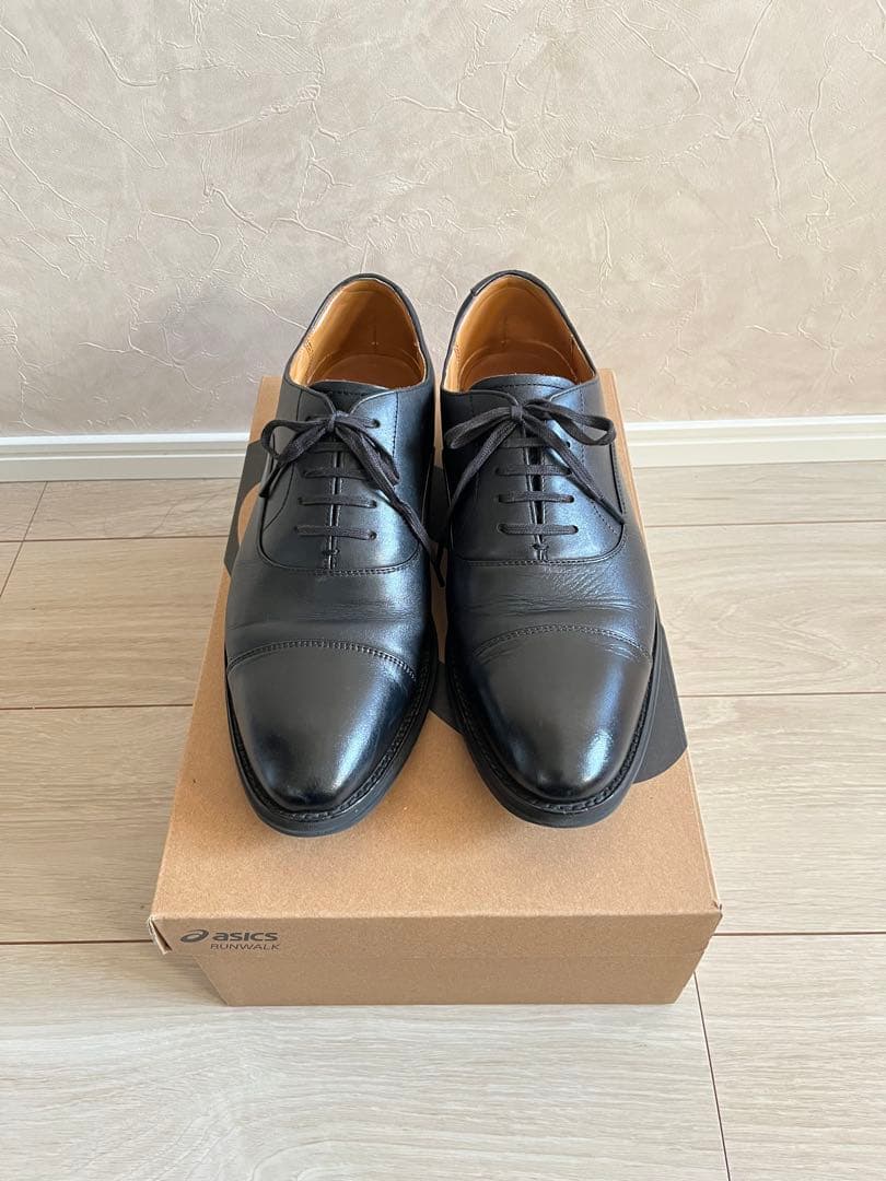 【美品】asicsランウォーク GORE-TEX 26cm2E ストレートチップ