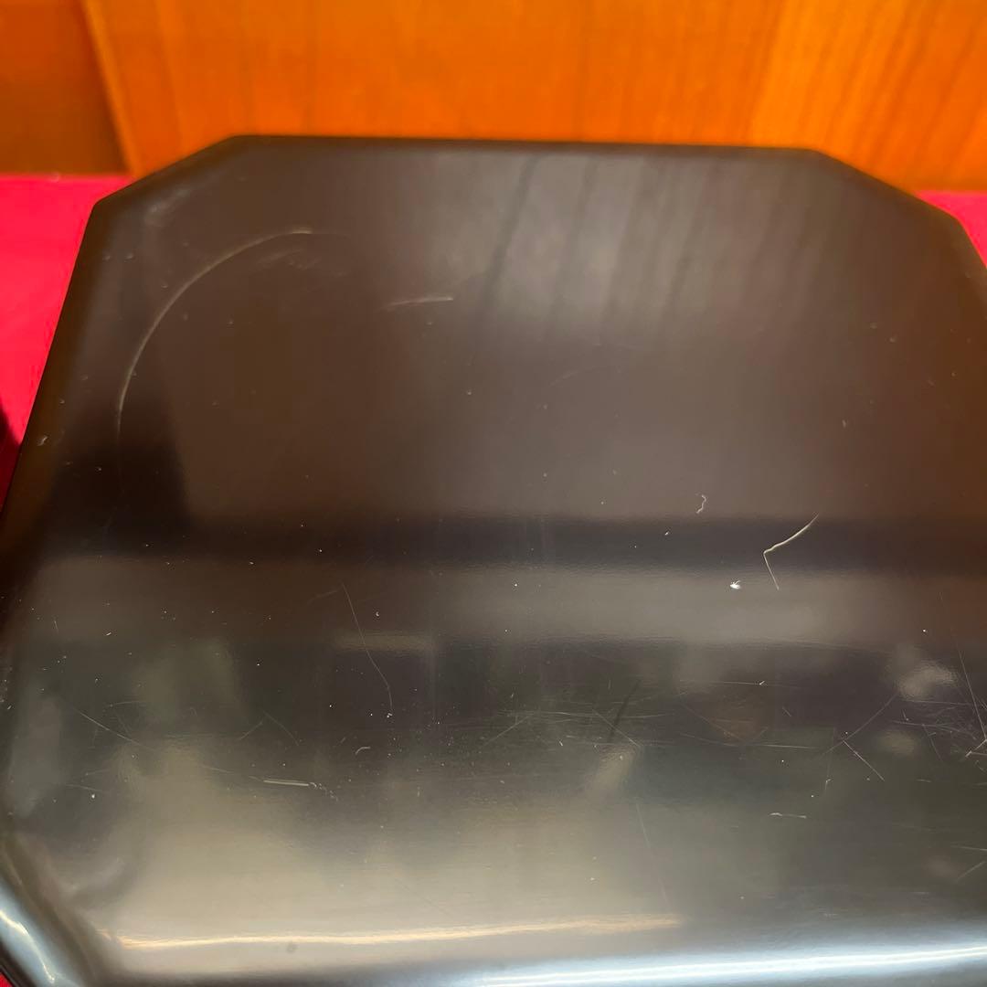 縁高　真塗　北村葵春作