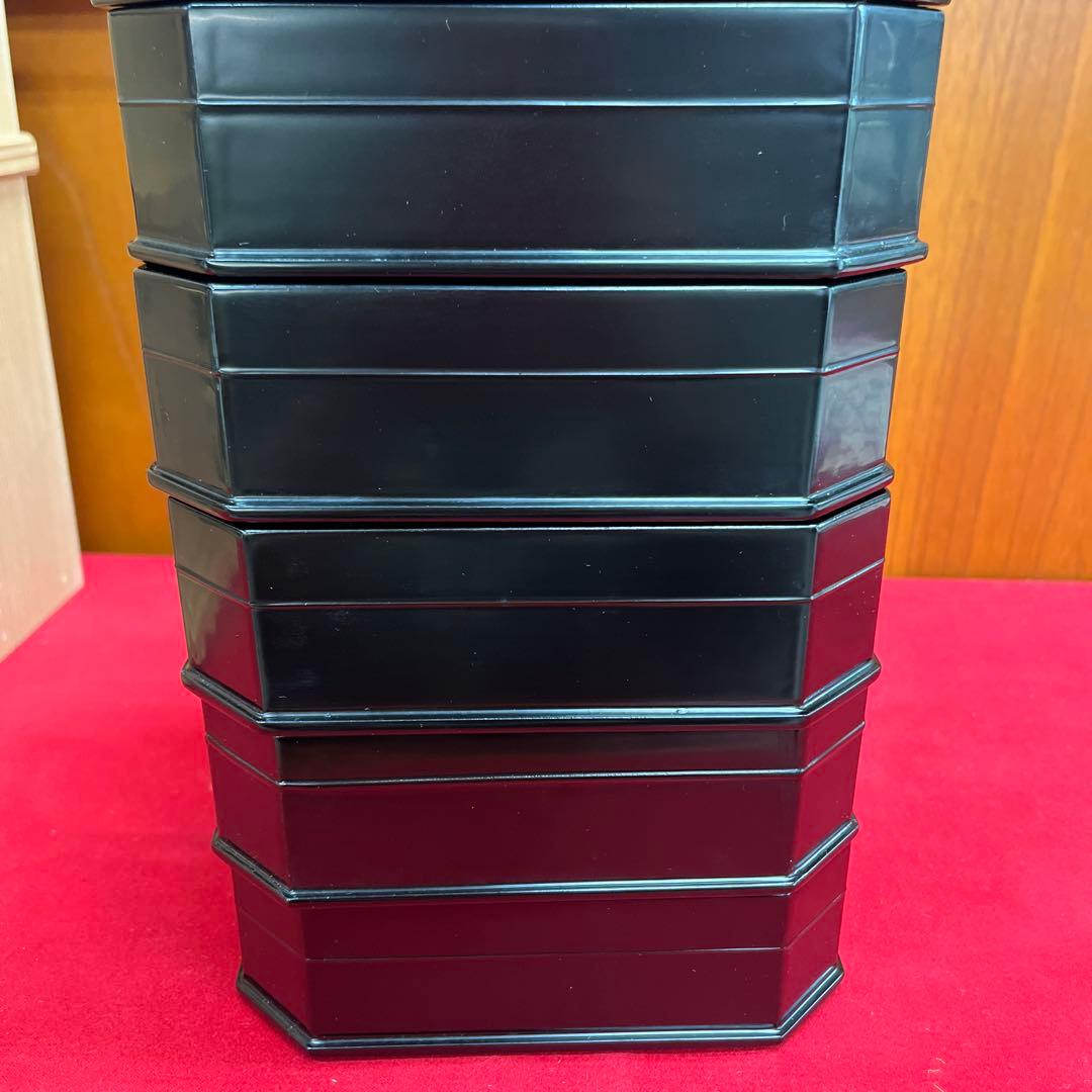 縁高　真塗　北村葵春作