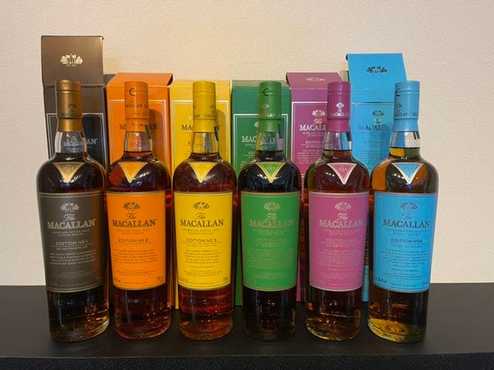 【未開栓】マッカラン エディションシリーズ6本セット（個人整理品）