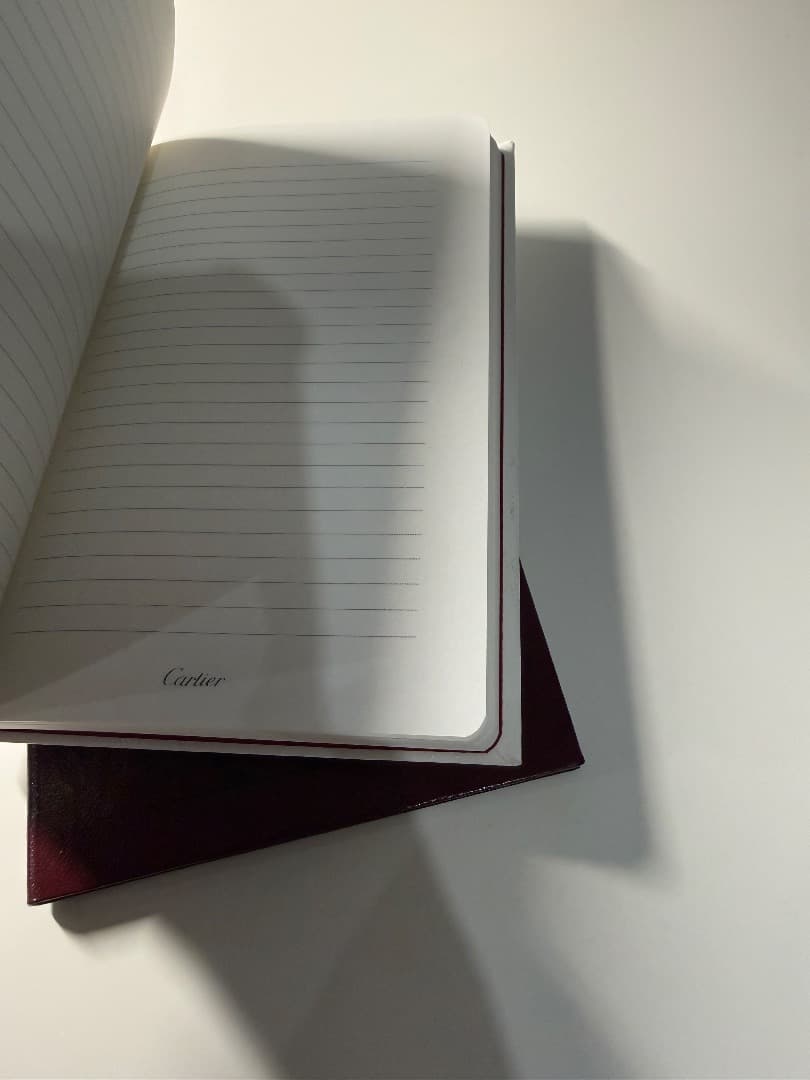 新品・未使用【Cartier カルティエ パンテール ノート 赤白 ２冊セット】
