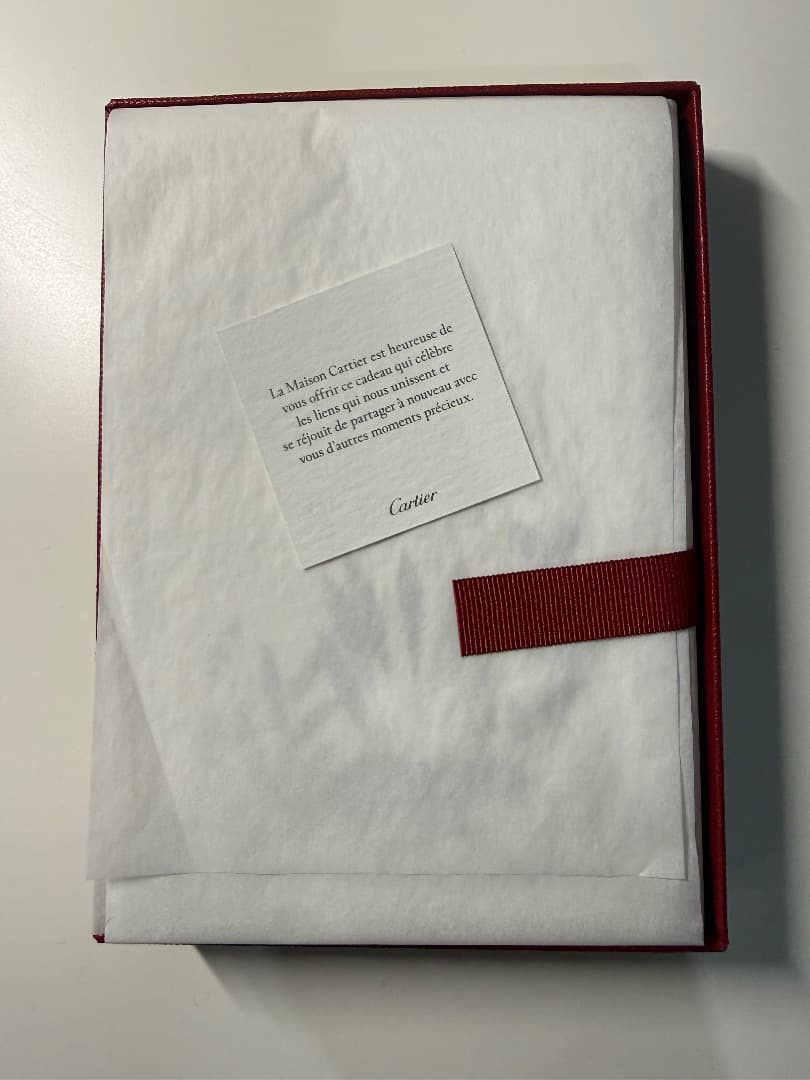 新品・未使用【Cartier カルティエ パンテール ノート 赤白 ２冊セット】