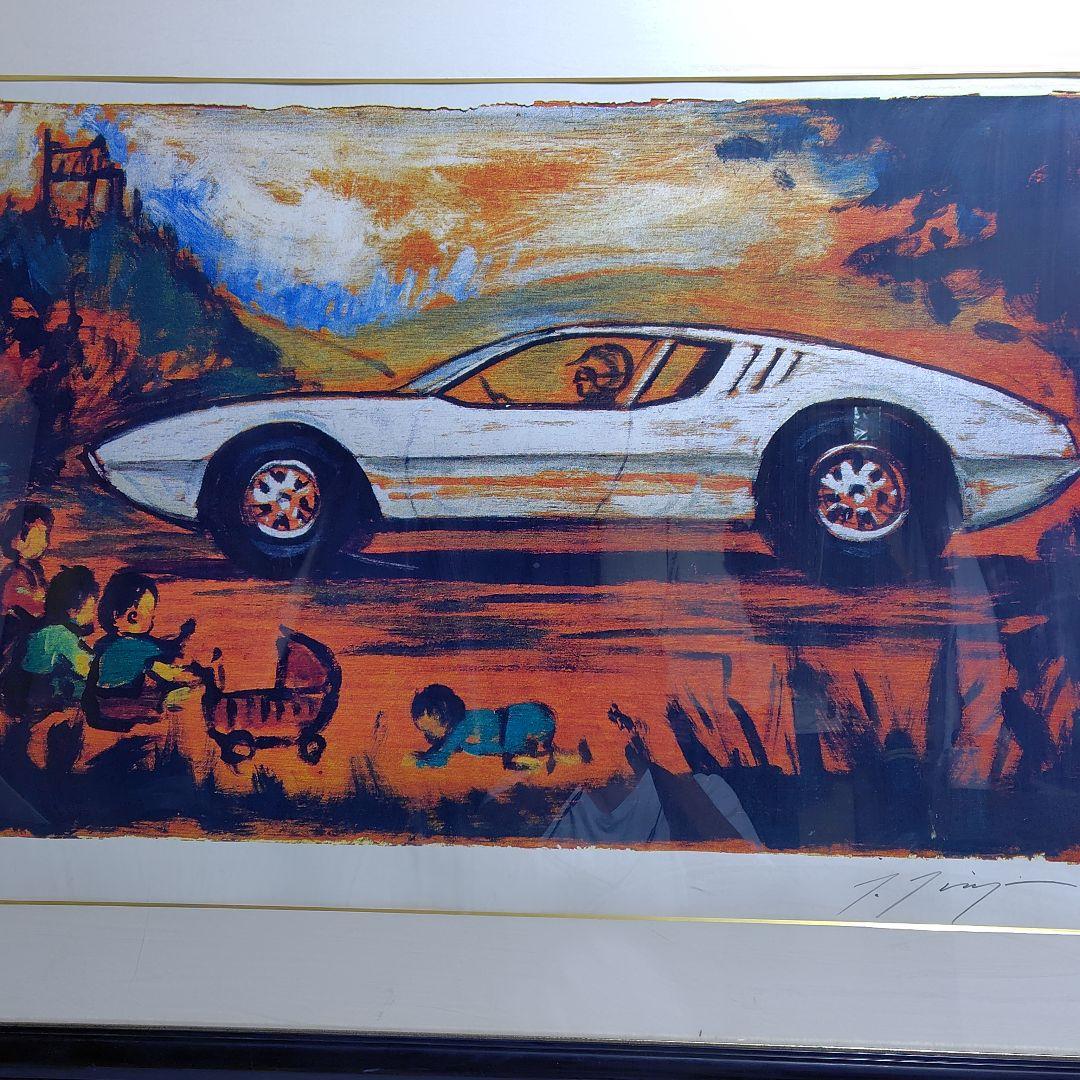 リトグラフ ジョルジェット・ジウジアーロ「夢見る子供達」 サイン 限定150部