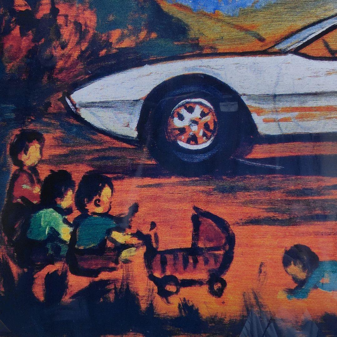 リトグラフ ジョルジェット・ジウジアーロ「夢見る子供達」 サイン 限定150部