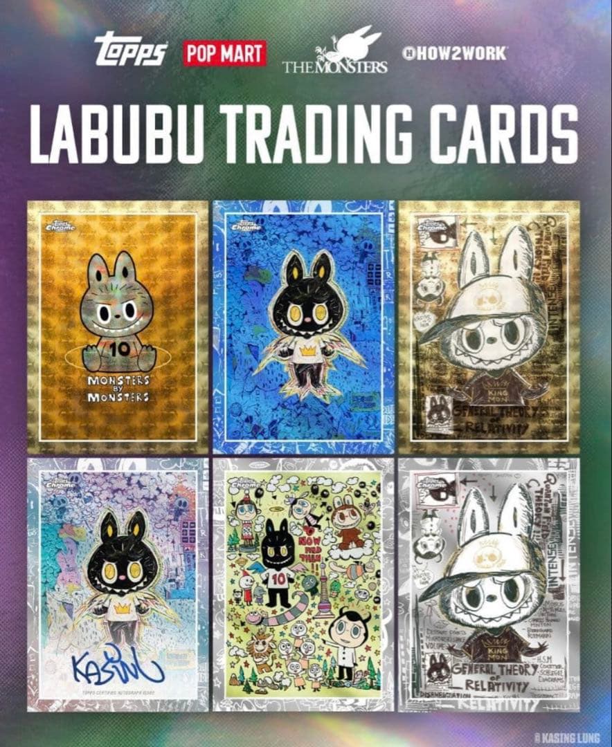 その他 2025 Topps Chrome Labubu 5 box