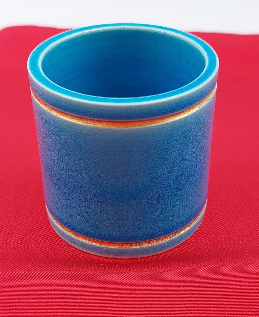 茶道具 茶器 中村翆嵐造 浅黄交趾 蓋置 未使用