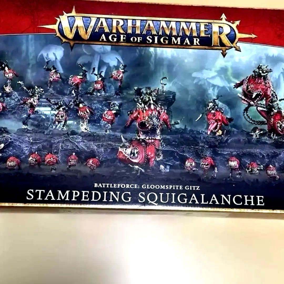 【新品】ウォーハンマー.エイジオブシグマー、バトルフォース　スクイッグランチェ