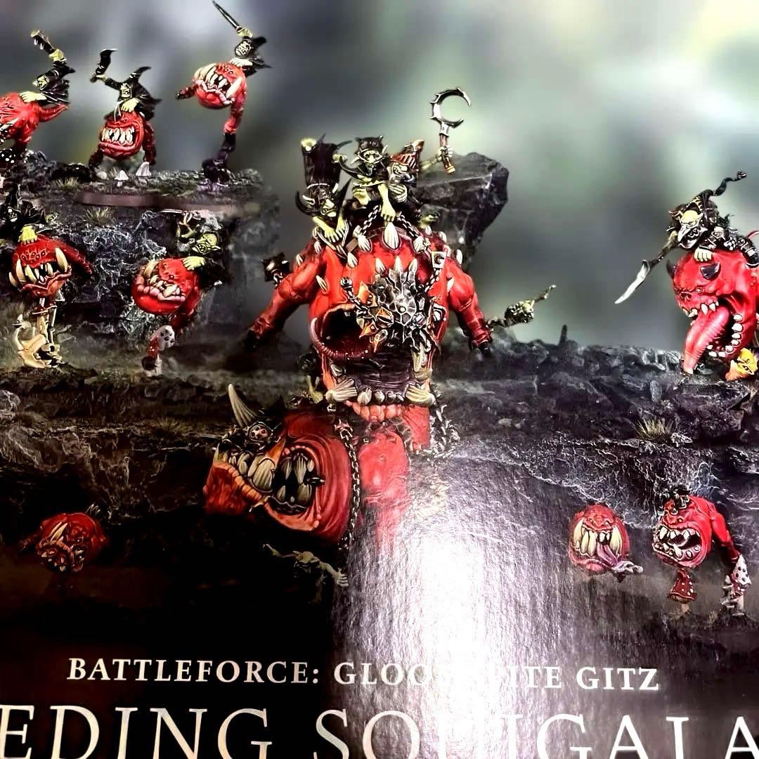 【新品】ウォーハンマー.エイジオブシグマー、バトルフォース　スクイッグランチェ