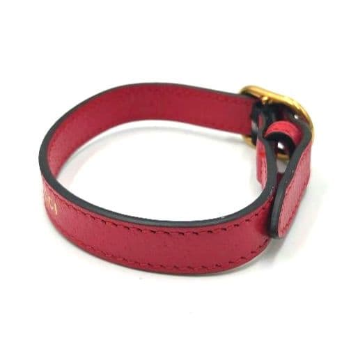 GUCCI ハンドルベルト ペット 小型犬 首輪 ブレスレット 長さ調整 レザー