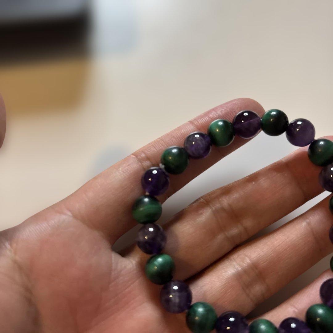 綺麗！アメジストたんとマラカイトたんだよ！これもズーンと来る！