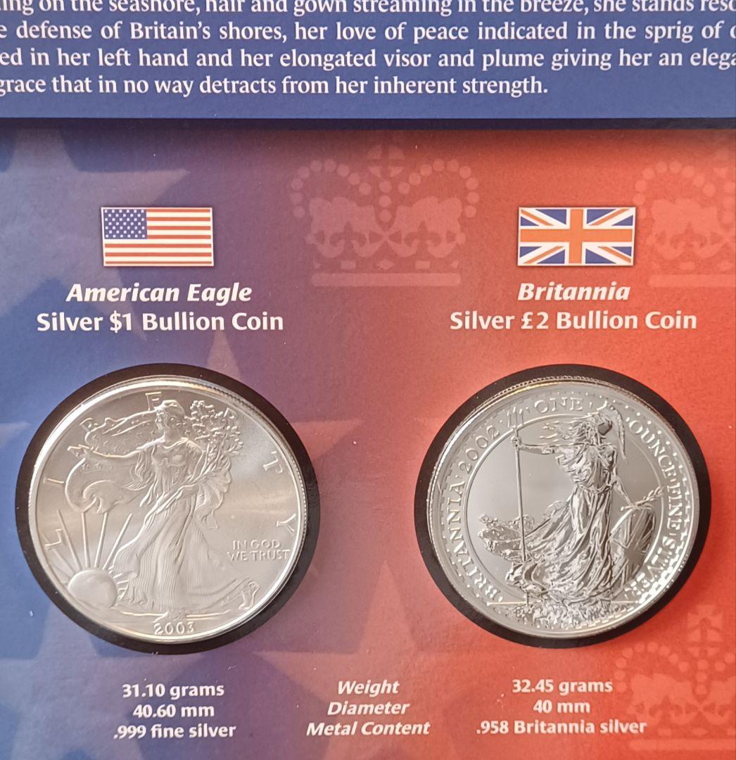Legacies Of Freedom イーグル銀貨とブリタニア銀貨