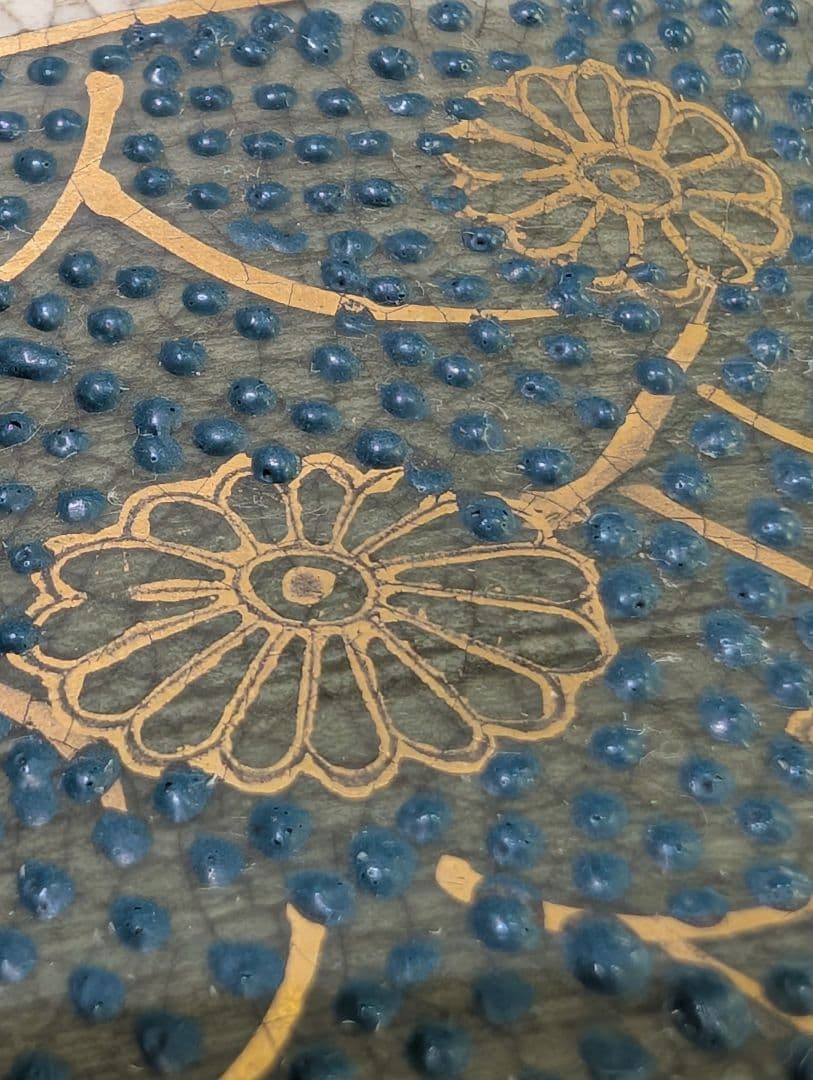 薩摩 錦風作 染錦花鳥図 飾壷 大花瓶 在銘 金彩 花瓶 壺 豪華絢爛 花詰