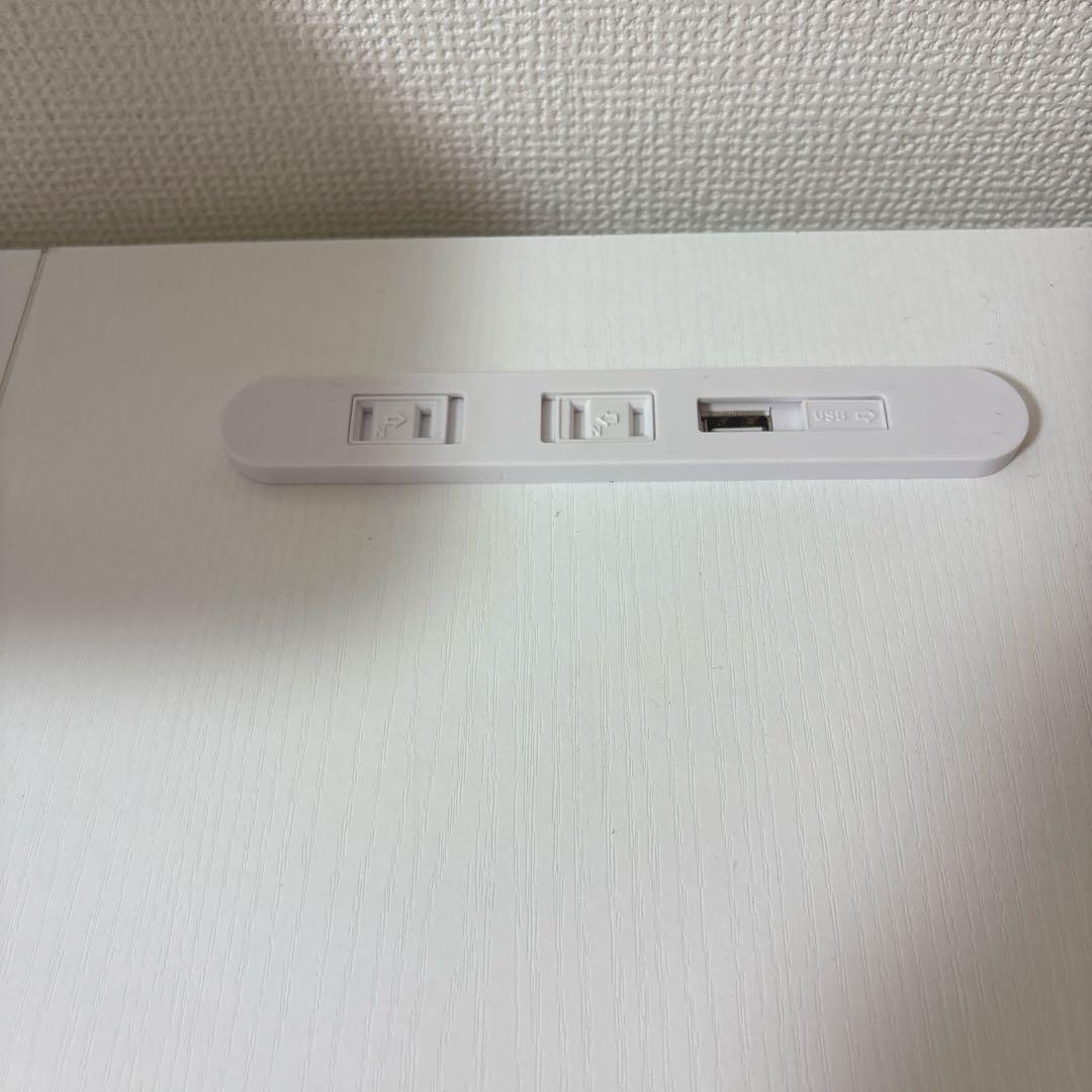 L字デスク ゲーミングデスク 棚 ポケット フック モニター台 白 dowinx