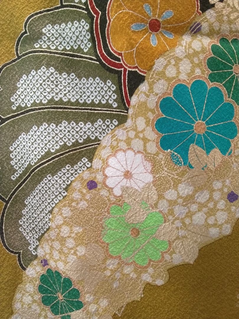 超お得】振袖フルセット、正絹、重ね衿帯揚げ帯締め、西陣袋帯、ガード加工