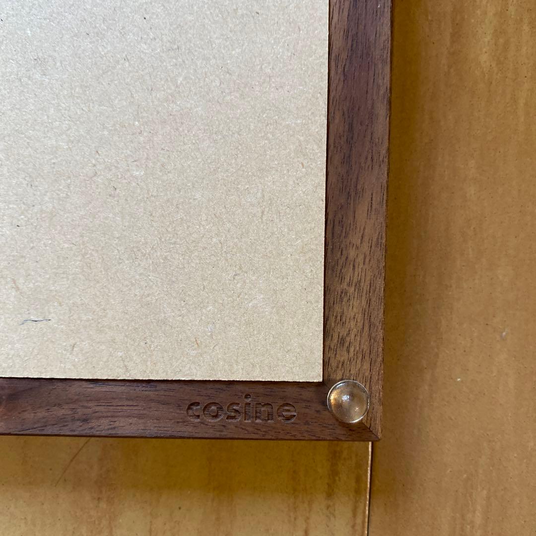cosine ポスターフレーム　ウォールナットA3 A4サイズセット