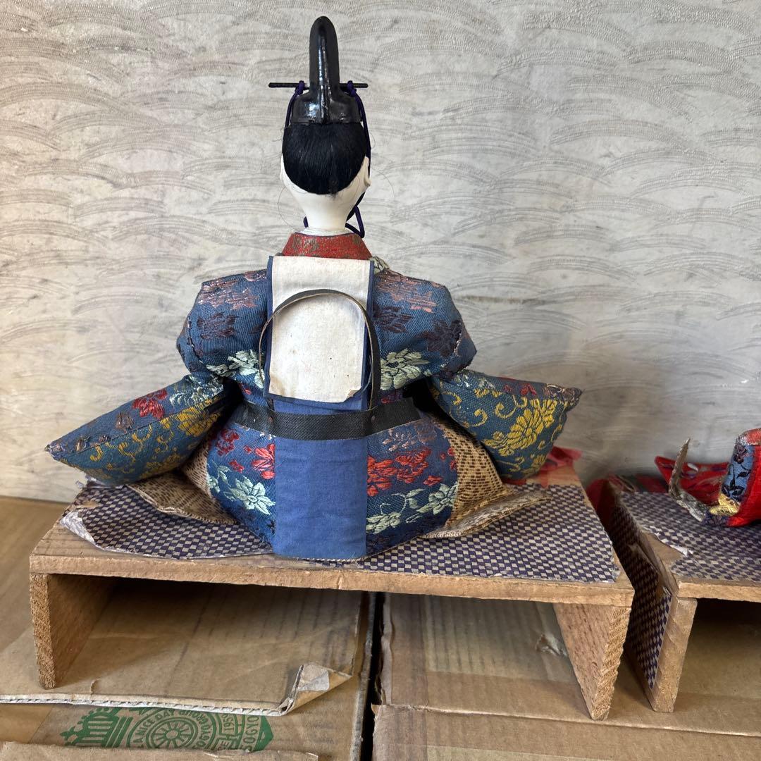 伝統的な雛人形セット 明治時代