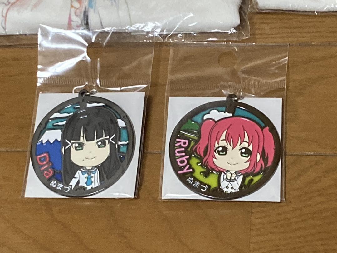 ラブライブサンシャイン ナノユニバースTシャツ キーホルダー ダイヤ ルビィ