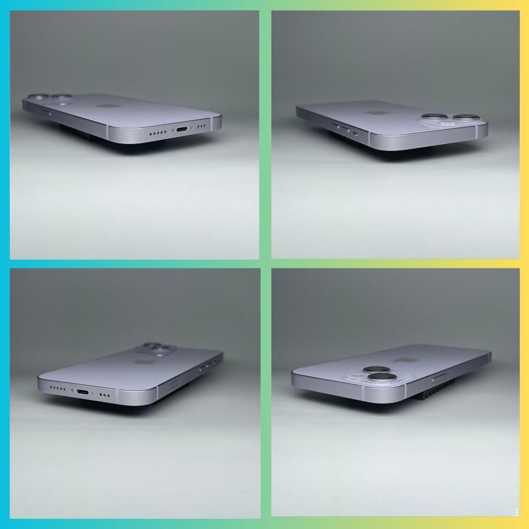 【美品】iPhone14 256GB　パープル　バッテリー100％　SIMフリー