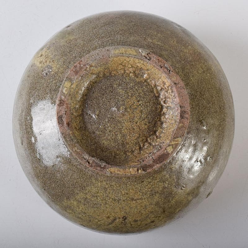 朝鮮美術　李朝　高麗青磁　茶碗　時代箱付　M　R8402