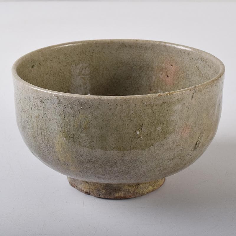 朝鮮美術　李朝　高麗青磁　茶碗　時代箱付　M　R8402