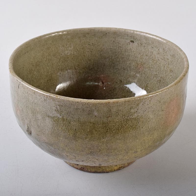 朝鮮美術　李朝　高麗青磁　茶碗　時代箱付　M　R8402