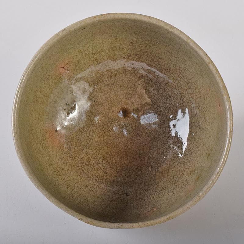 朝鮮美術　李朝　高麗青磁　茶碗　時代箱付　M　R8402