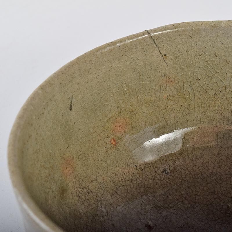 朝鮮美術　李朝　高麗青磁　茶碗　時代箱付　M　R8402