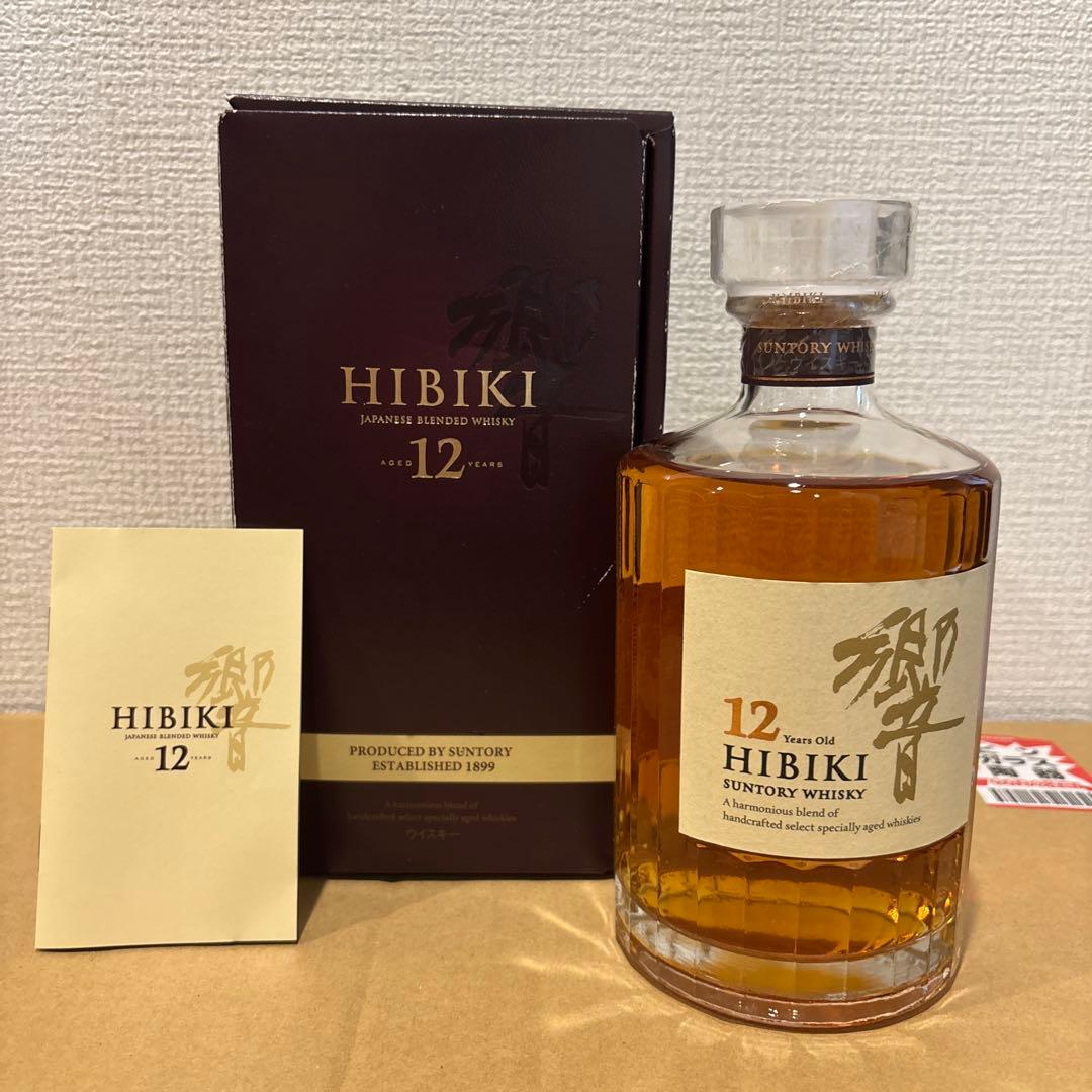 サントリーウイスキー響12年　700ml 冊、箱付き　未開封　古酒　（1）