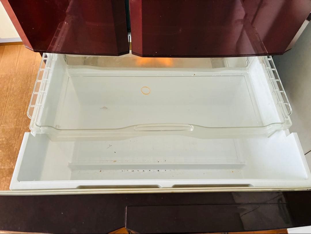 三菱 電気冷凍庫 冷蔵庫 565L 6ドア MR-G57N-R 動作品　製氷