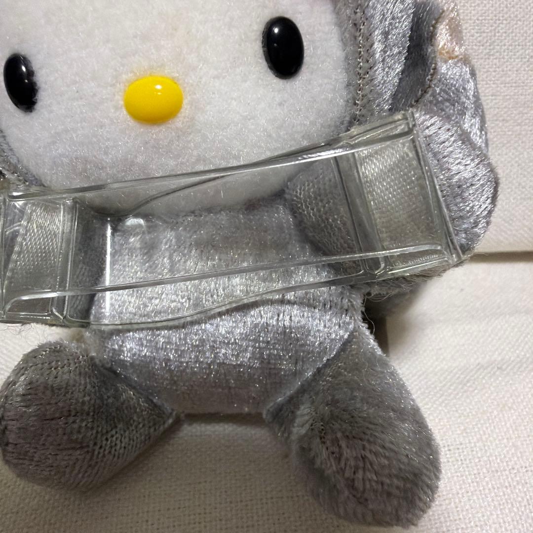 ハローキティ 銀ギツネ コスチューム ぬいぐるみ 北海道限定 マスコット