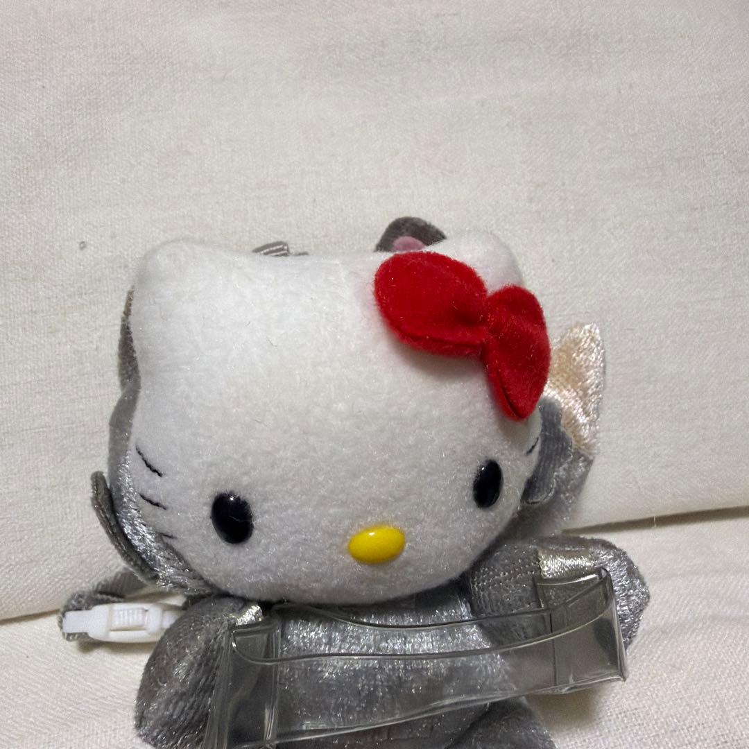 ハローキティ 銀ギツネ コスチューム ぬいぐるみ 北海道限定 マスコット