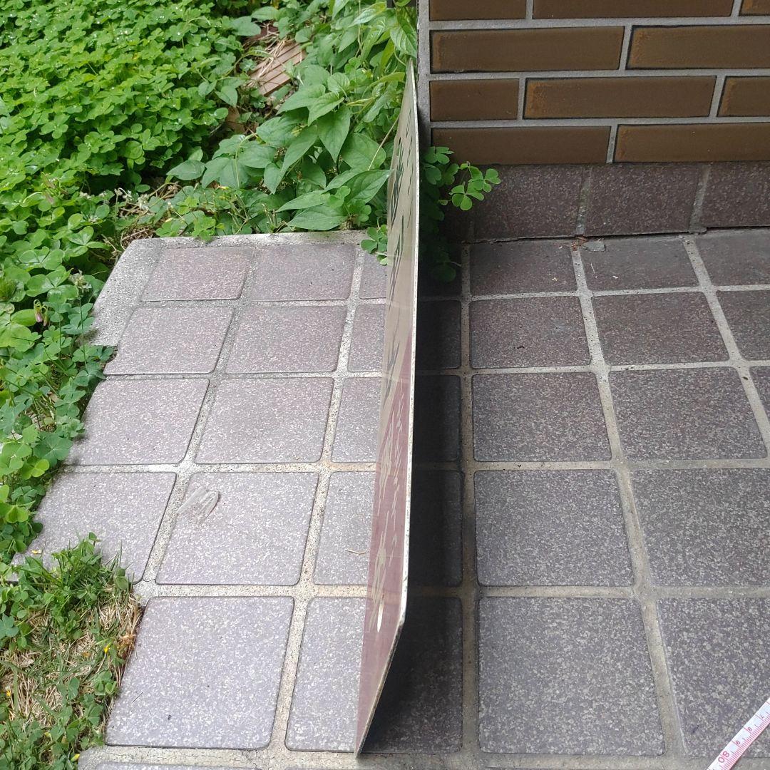 【鉄道サボ　行先板】（表）快速 佐世保 SASEBO（裏）早岐