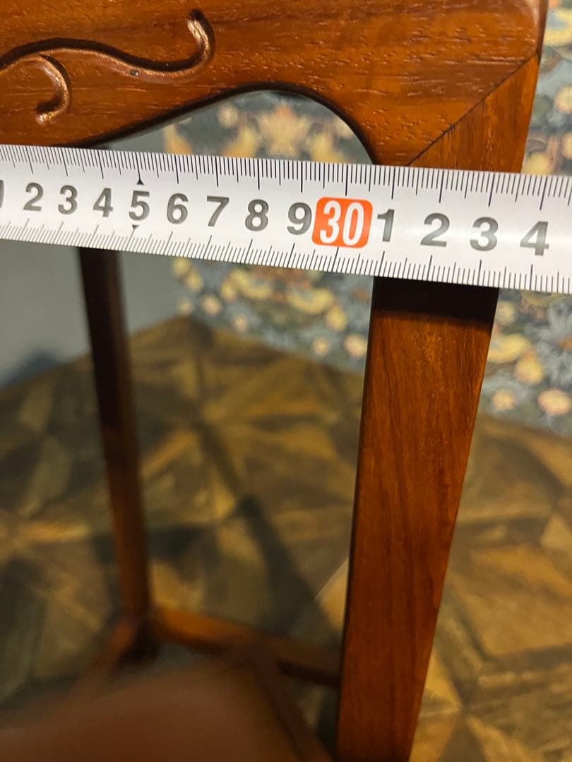 カリモク 花台 インテリア 昭和レトロ アンティーク 飾り台